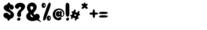 Fatbun Font OTHER CHARS