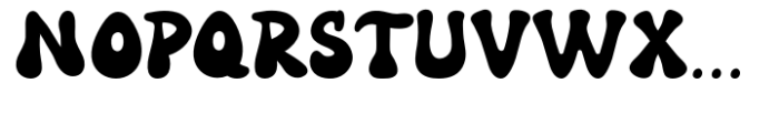 Fatbun Font UPPERCASE