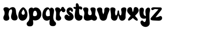 Fatbun Font LOWERCASE