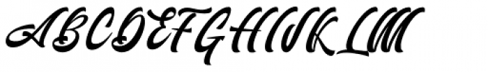 Fathoni Regular Font UPPERCASE