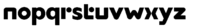 Fatir Bold Font LOWERCASE