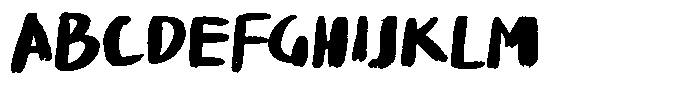 Fatofat Brush Font UPPERCASE