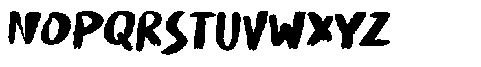 Fatofat Brush Font UPPERCASE