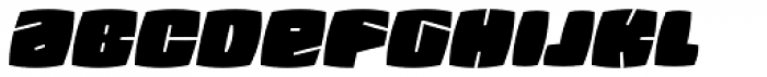 Fatquad 4F Italic Font LOWERCASE