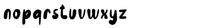 Fattoya Bob Regular Font LOWERCASE