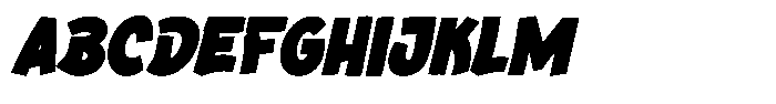 Faturay Italic Font UPPERCASE