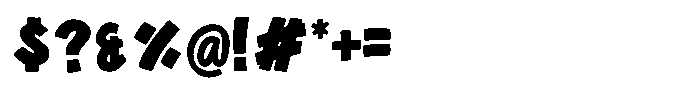 Faturay Regular Font OTHER CHARS
