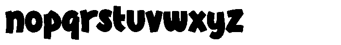 Faturay Regular Font LOWERCASE
