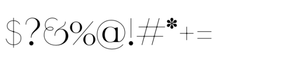 Faubourg Display Font OTHER CHARS
