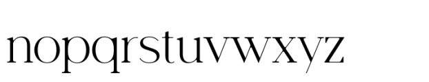 Faubourg Display Font LOWERCASE