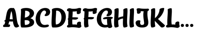 Faulaz Font UPPERCASE