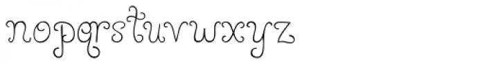 Fauntleroy Fancy Font LOWERCASE