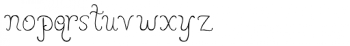 Fauntleroy Font LOWERCASE