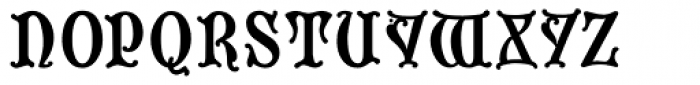 Faust Text Font UPPERCASE