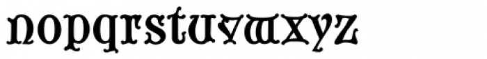 Faust Text Font LOWERCASE