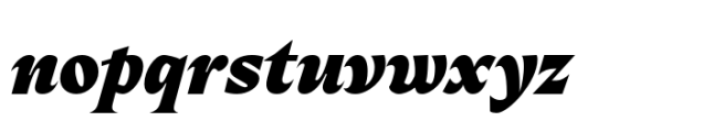 Fautive Black Italic Font LOWERCASE