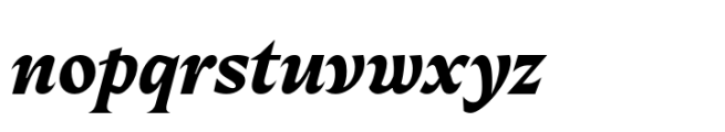 Fautive Bold Italic Font LOWERCASE