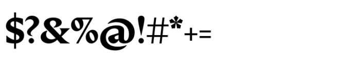 Fautive Bold Font OTHER CHARS