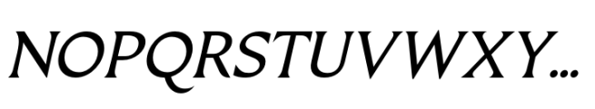 Fautive Regular Italic Font UPPERCASE