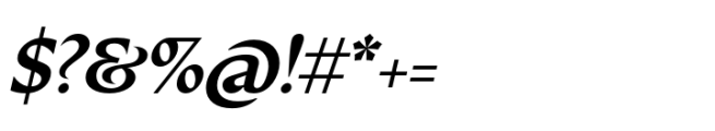 Fautive Semi Bold Italic Font OTHER CHARS