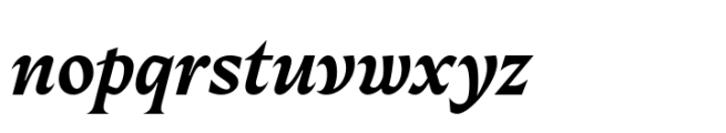 Fautive Semi Bold Italic Font LOWERCASE