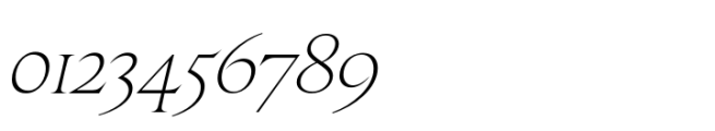 Fautive Thin Italic Font OTHER CHARS
