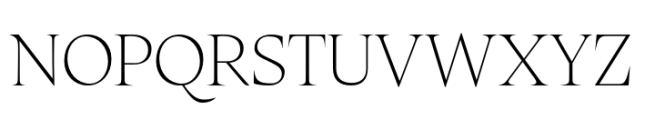 Fautive Thin Font UPPERCASE