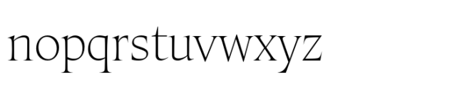 Fautive Thin Font LOWERCASE