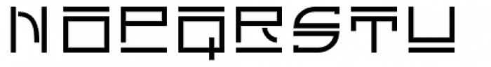 Faux Chinese Sans Regular Font UPPERCASE