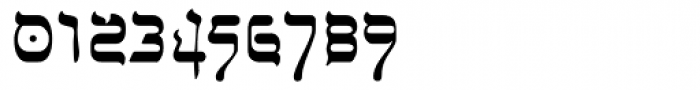 Faux Hebrew Regular Font OTHER CHARS