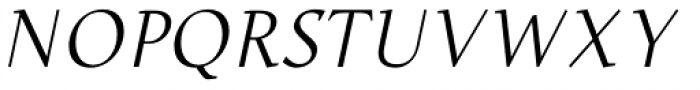 Favarotta Thin Italic Font UPPERCASE