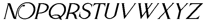 Faven Italic Font UPPERCASE