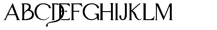 Faven Regular Font UPPERCASE