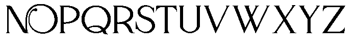 Faven Regular Font UPPERCASE
