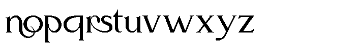 Faven Regular Font LOWERCASE