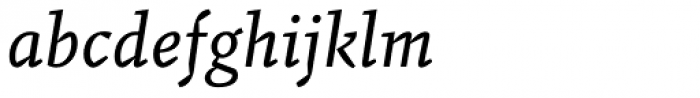 Fazeta Caption Italic Font LOWERCASE