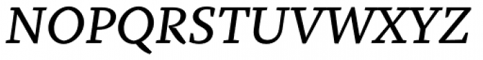 Fazeta Caption Medium Italic Font UPPERCASE