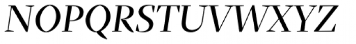 Fazeta Display Medium Italic Font UPPERCASE