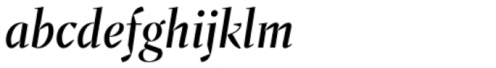 Fazeta Display Medium Italic Font LOWERCASE