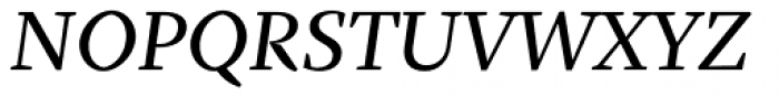 Fazeta Text Medium Italic Font UPPERCASE