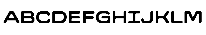 FAIRELink Wide Instance Font UPPERCASE