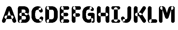 FAIRELinkOverlap Condensed Instance Font UPPERCASE