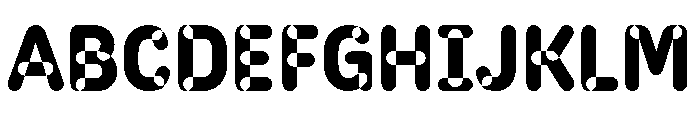 FAIRELinkOverlap Condensed Font UPPERCASE