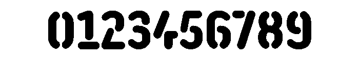 FAIRELinkStencil Condensed Instance Font OTHER CHARS