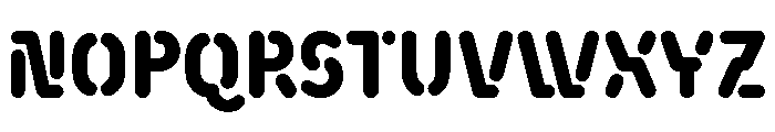 FAIRELinkStencil Condensed Font UPPERCASE