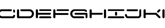 FAIRELinkStencil ExtraWide Instance Font UPPERCASE