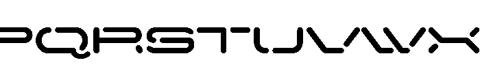 FAIRELinkStencil ExtraWide Instance Font UPPERCASE