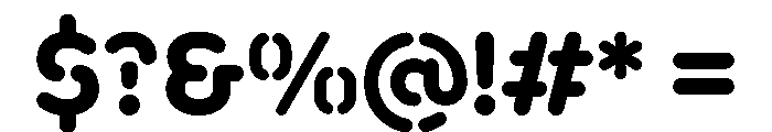 FAIRELinkStencil Standard Instance Font OTHER CHARS