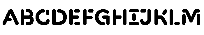 FAIRELinkStencil Standard Instance Font UPPERCASE
