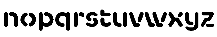 FAIRELinkStencil Standard Instance Font LOWERCASE